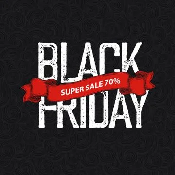 Black Friday poster Stock Illustration
