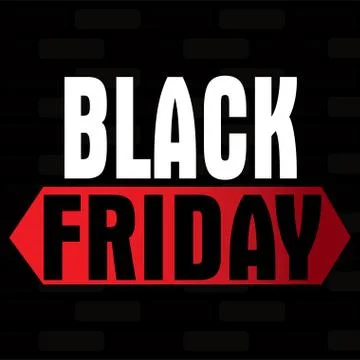 Black friday poster Stock Illustration
