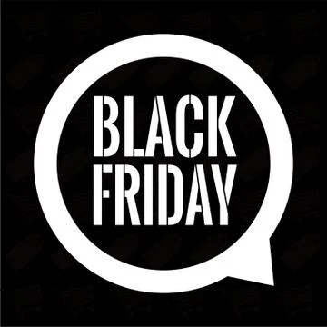 Black friday poster Stock Illustration