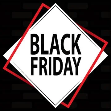 Black friday poster Illustrazione stock