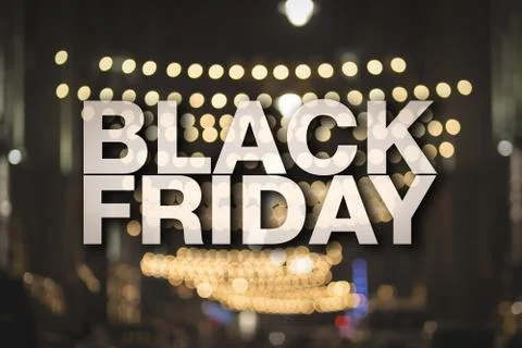 Black friday poster. Stock Photos