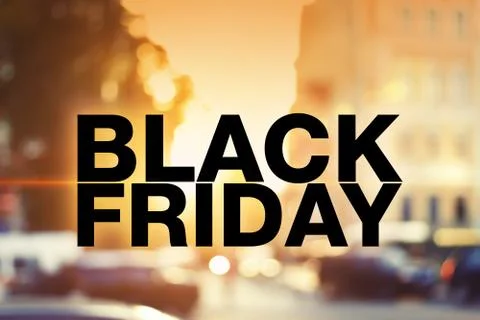 Black friday poster Stock Photos