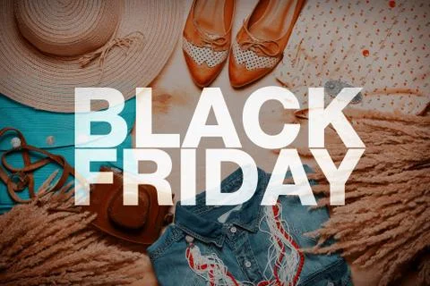 Black friday poster. Stock Photos
