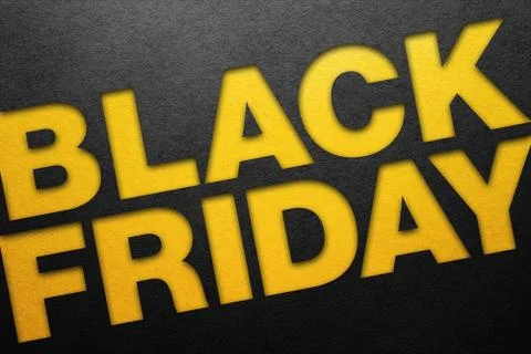 Black friday poster. Stock Photos