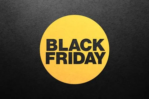 Black friday poster. Stock Photos
