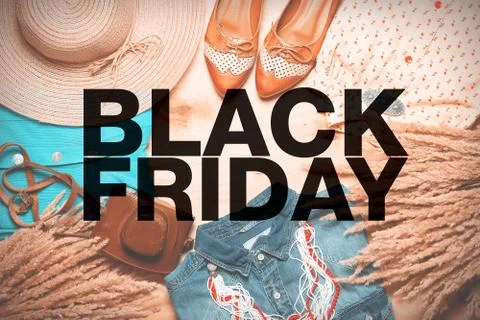 Black friday poster. Stock Photos