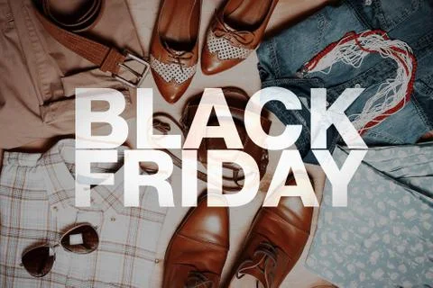 Black friday poster. Stock Photos
