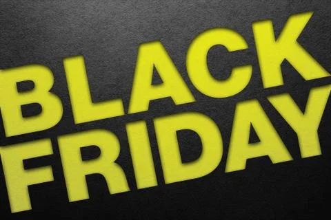 Black friday poster. Stock Photos