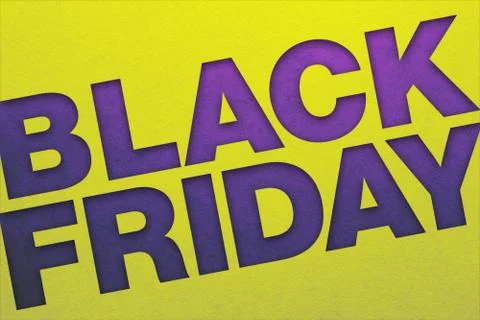 Black friday poster. Stock Photos