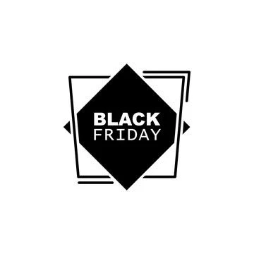 Black Friday poster stiker Stock-Illustration