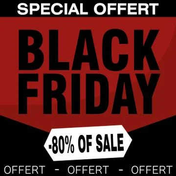 Black friday posters Stock Illustration