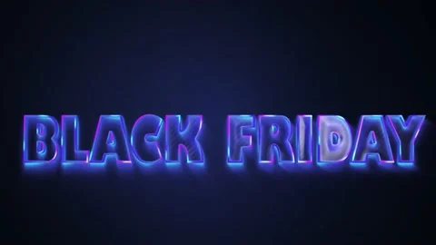 Black Friday Purple Logo Stock Footage 220676228