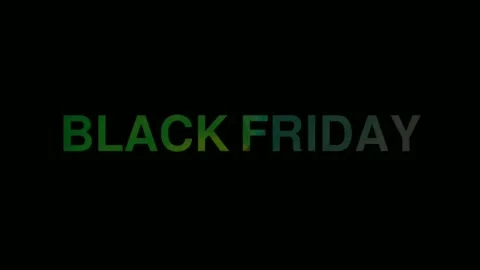 Black friday quotes with black background Stock Footage 142555582