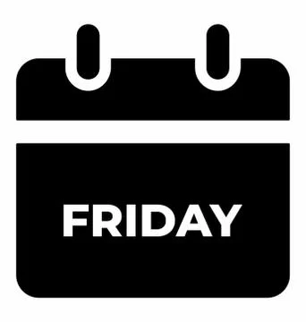 Black Friday Reminder Stock Illustration