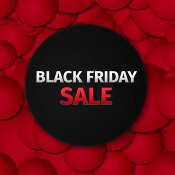 Black friday sale abstract vector illustration Stock Illustration