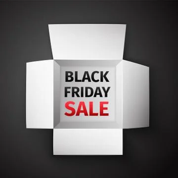 Black friday sale abstract vector illustration Stock Illustration
