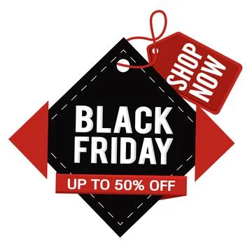 Black friday sale background Vector Stock Illustration