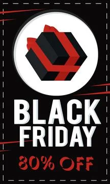 Black friday sale background Vector Stock Illustration