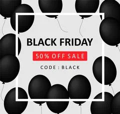 Black Friday Sale Poster. Modern concept for cover design