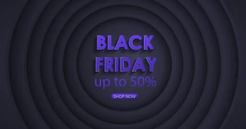 Black friday sale banner Stock Illustration