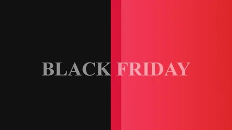 Black Friday Sale Bold Split Screen Background Animation Vídeos de archivo 334744388