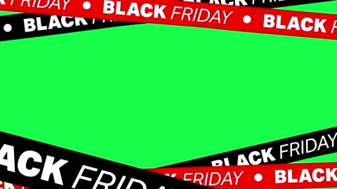 Black Friday sale notification with bold text and smooth motion 스톡 동영상 311710853