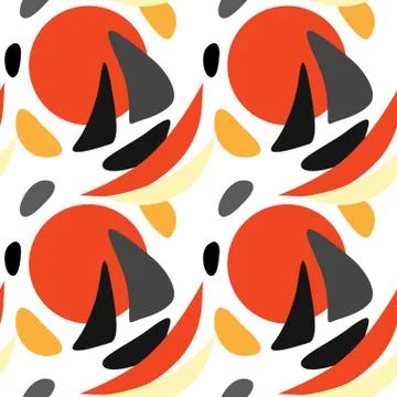 Black friday seamless pattern on white backdrop Stock Illustration