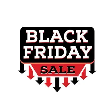Black friday sign Stock Illustration