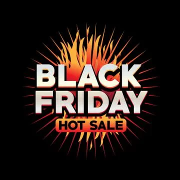 Black friday sign Stock Illustration
