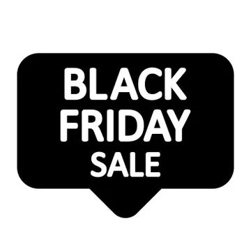Black friday sign. Stock Illustration
