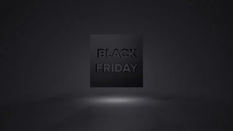 Black friday square black Stock-Footage 320234131
