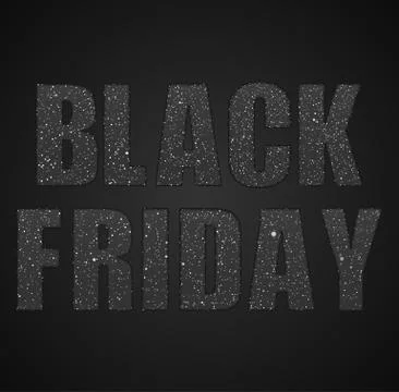 Black Friday. Starry dark sky. Eps 10. Stock Illustration