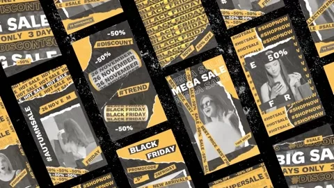 Black Friday Stories Stock After Effects