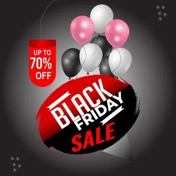 Black Friday Super Sale banner poster background, black discount label design. Stock Illustration