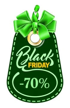 Black Friday tag Stock Illustration