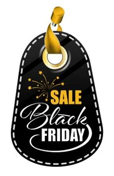 Black Friday tag Stock Illustration