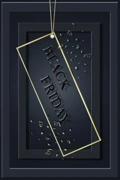 Black Friday tag Stock Illustration