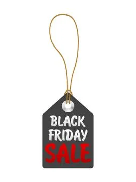 Black friday tag Stock Illustration