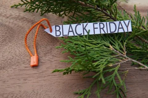 Black friday tag Stock Photos