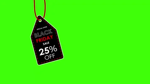 Black friday tag special offer sale up to 10,20,25,30,50,70% percent discou.. Stock Footage 308266418
