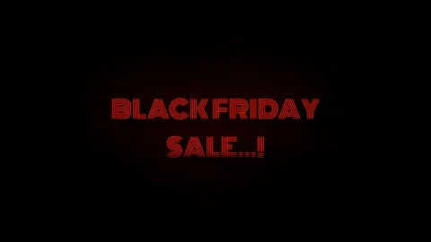 Black Friday text animation Stock Footage 278559498