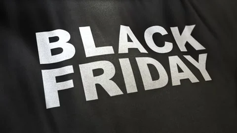 Black Friday Text on a Black Fabric Background 스톡 동영상 342134274
