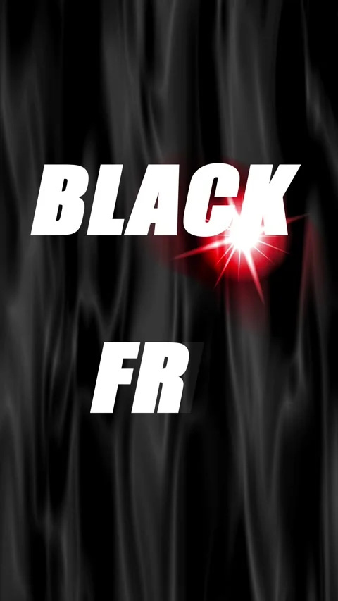Black friday text with shimmer effect. Luxury sale promo animation Stock Footage 344422104