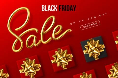 Black Friday typographic design. Illustrazione stock