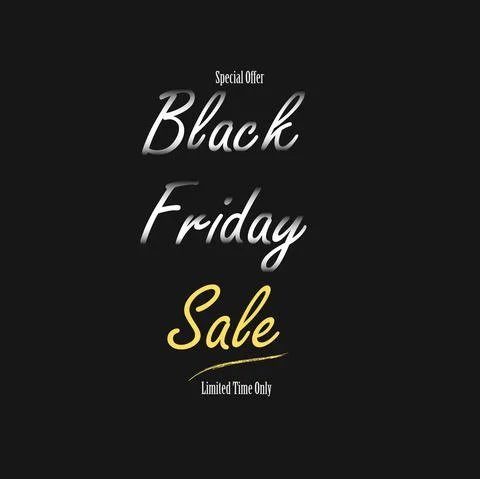 Black friday vector background design Stock Illustration