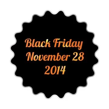 Black friday vector design poster template, eps10 Stock Illustration