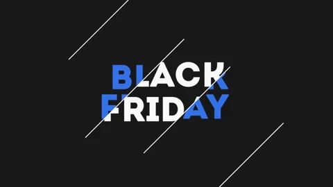 Black Friday with white lines 스톡 동영상 209774062