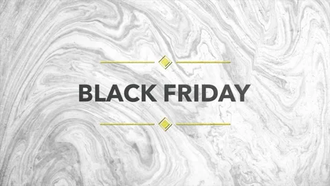 Black Friday with white marble pattern Stock Footage 249365265