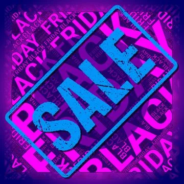 Black Friday Wordcloud. Text cloud. Typography concept. Vector illustration. Stock Illustration