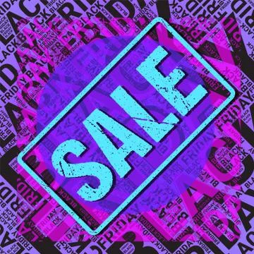 Black Friday Wordcloud. Text cloud. Typography concept. Vector illustration. Stock Illustration